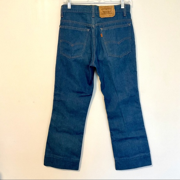 Levi's Vintage 517 Orange Tab Boot Cut Jeans 30”x30” - Picture 5 of 15
